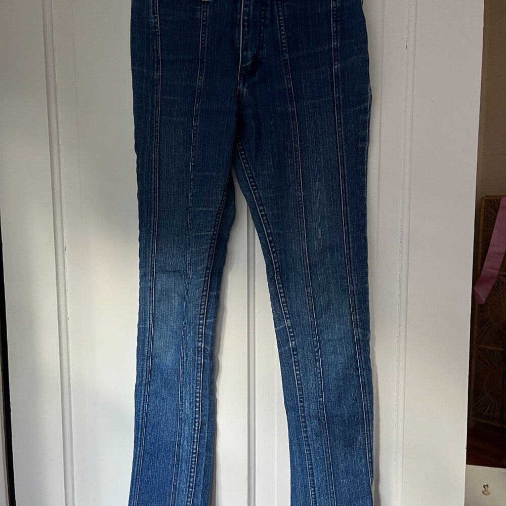 Courtshop Architectural Skinny Jeans (stretchy) EUC